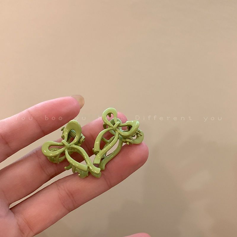 Girl Bow Barrettes Small Hair Grabbing Clip