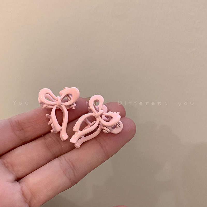 Girl Bow Barrettes Small Hair Grabbing Clip