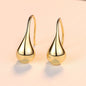 Authentic Sterling Silver 925 Waterdrop Design Drop Earring for Women Elegant Engagement Earring Fine Jewelry Accessories