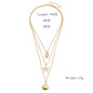 Alloy Starfish Scallop Shell Necklace For Women